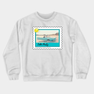 Sunrise Beach Party with LBJ Crewneck Sweatshirt